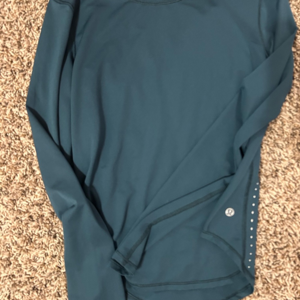 lululemon athletica Teal Long Sleeve Top